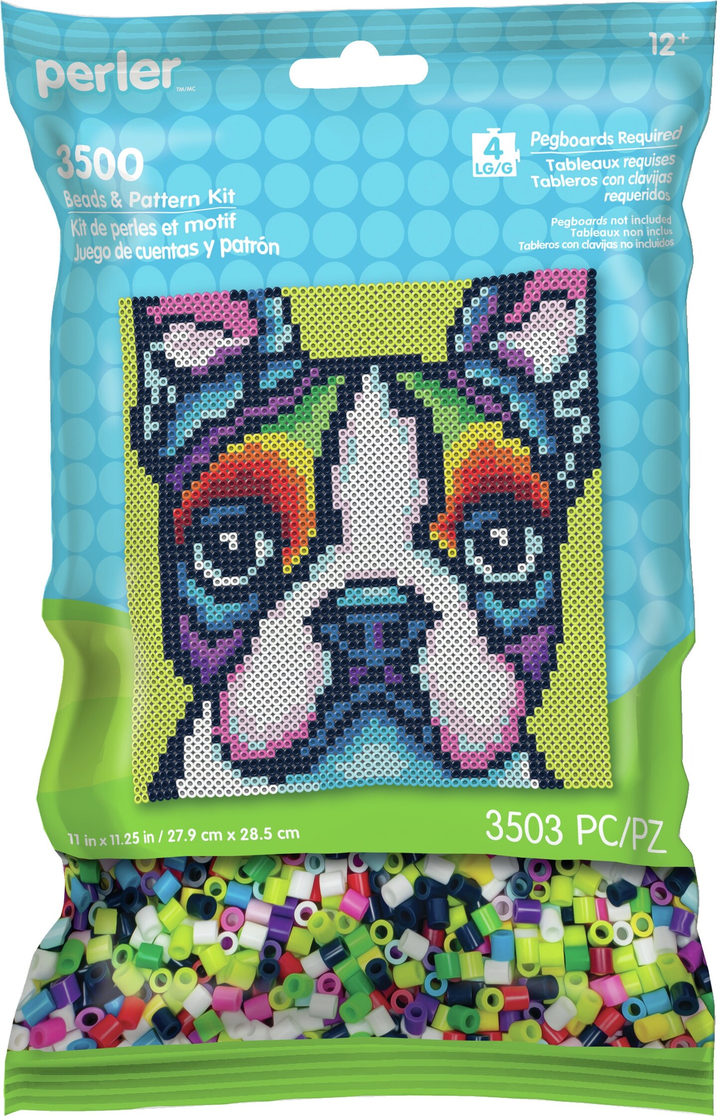 Perler Pattern Bag-Rainbow Terrier