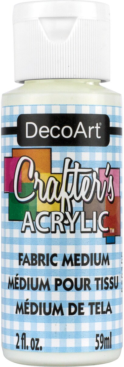 DecoArt Crafter's Acrylic All-Purpose Specialty Paint 2oz-Fabric Medium