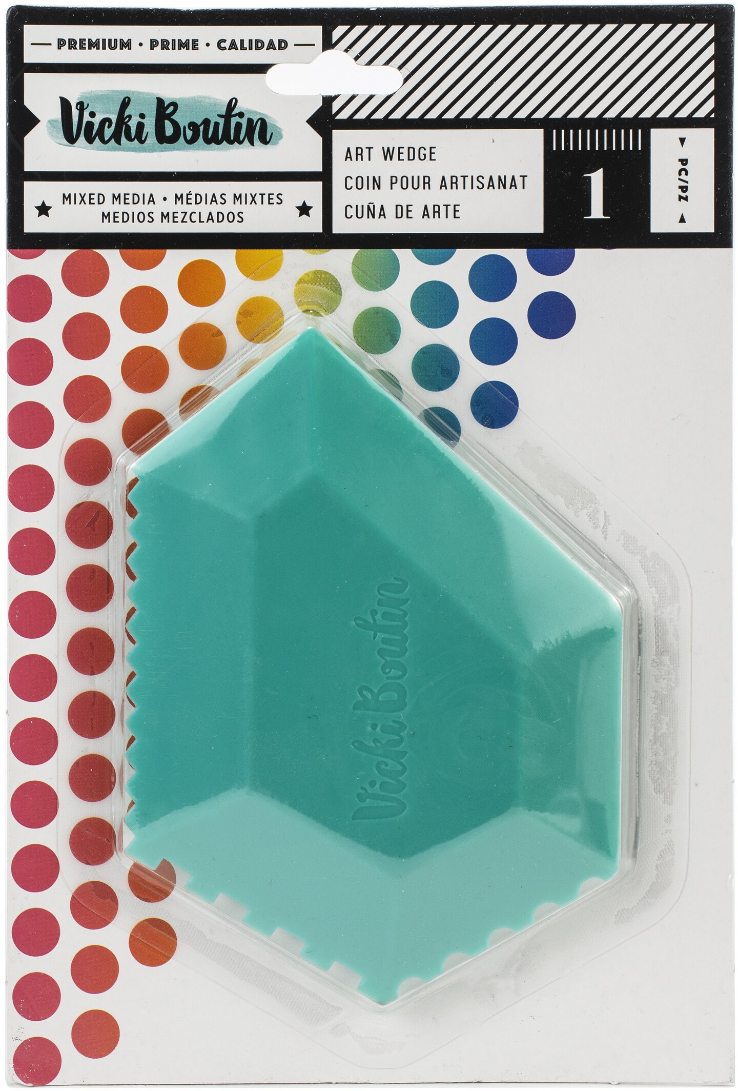Vicki Boutin Color Kaleidoscope Silicon Art Wedge-
