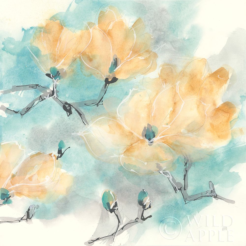 Teal Buds I Poster Print by Chris Paschke - Item # VARPDX45472