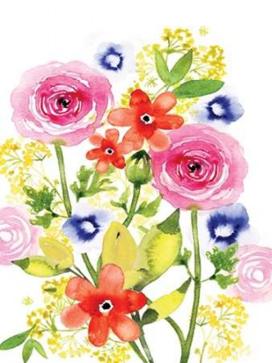 Rose Rhapsody I Poster Print by Sara Berrenson - Item # VARPDXBER136