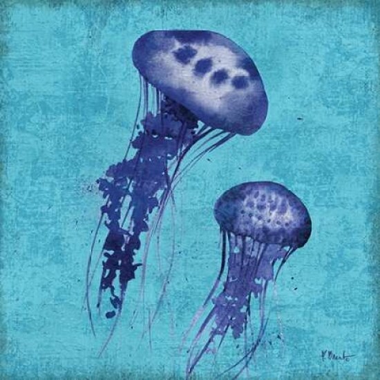 Indigo Jellyfish I Poster Print by Paul Brent - Item # VARPDXBNT1217