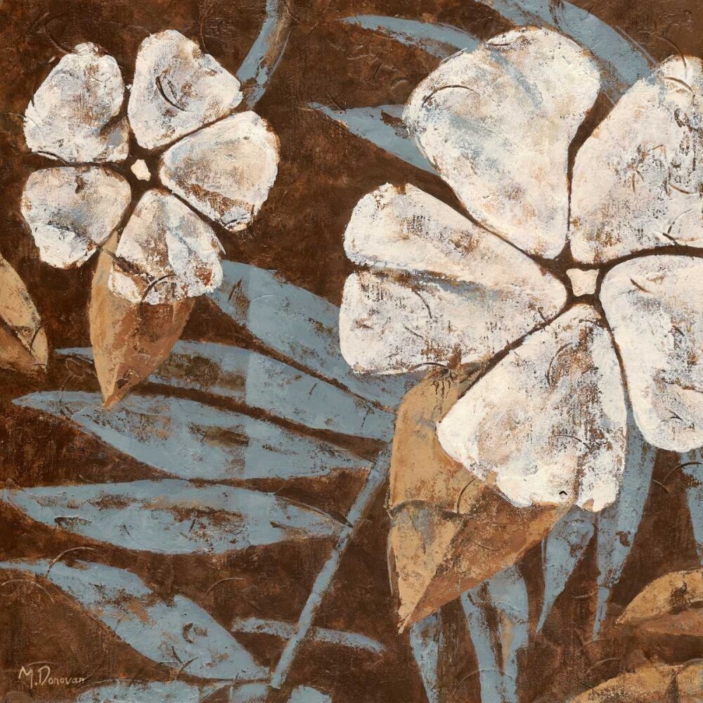 Flwers on Chocolate II Poster Print by Maria Donovan - Item # VARPDX12323