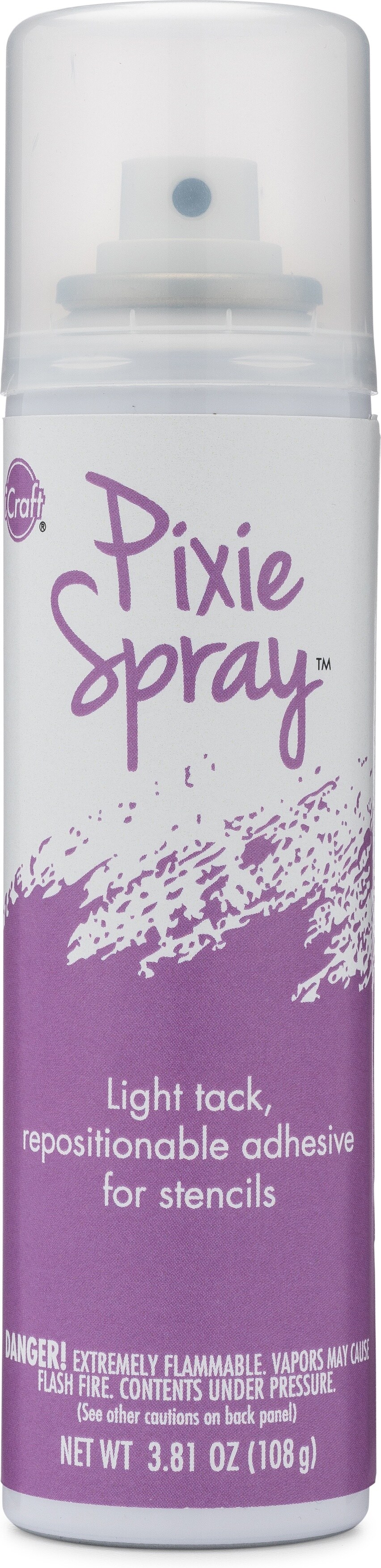 iCraft Removable Pixie Spray For Stencils-3.8oz