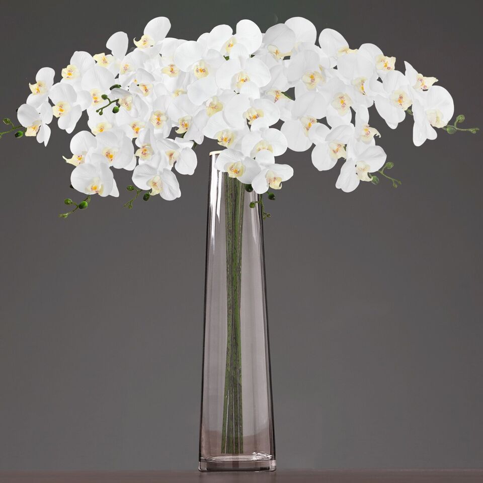 Artificial Orchids Flowers with 9 Heads