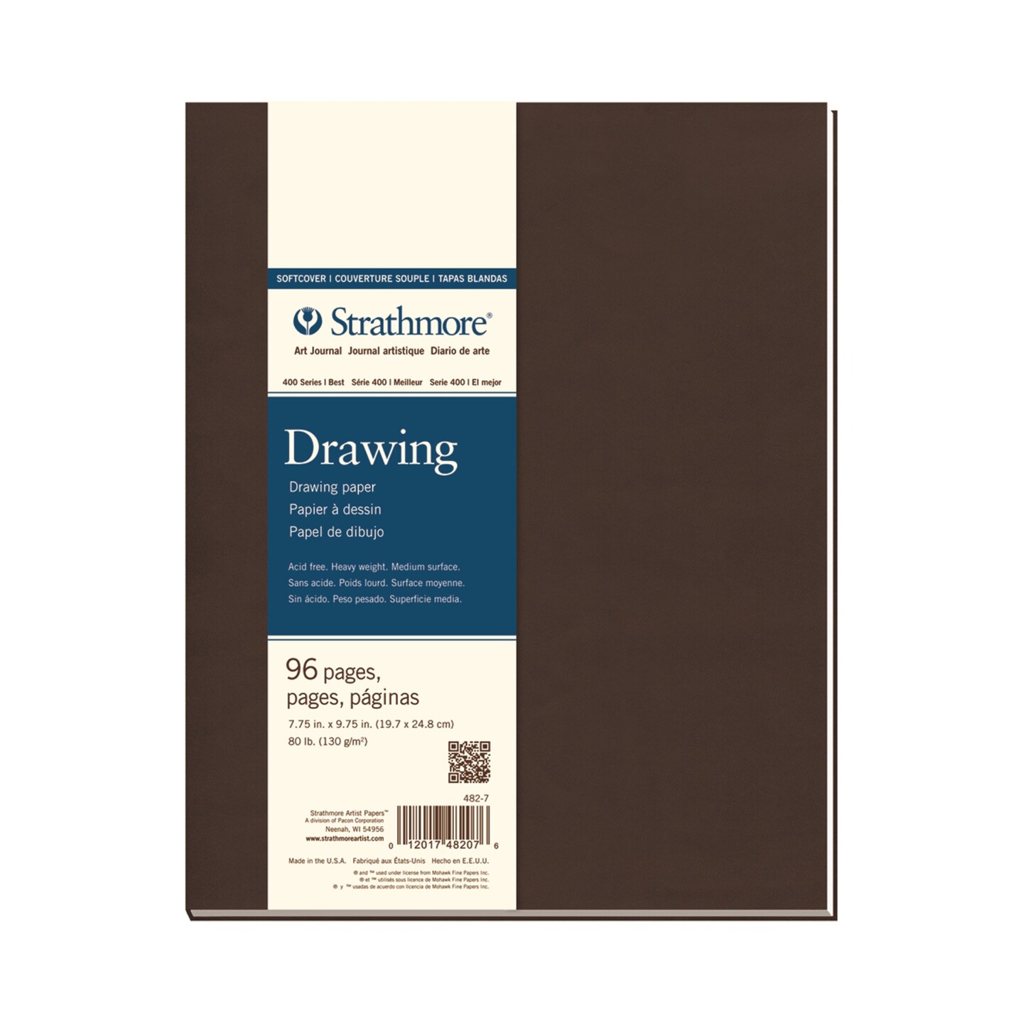 Strathmore 482-7-1 Softcover Art Drawing Journal. 7.75