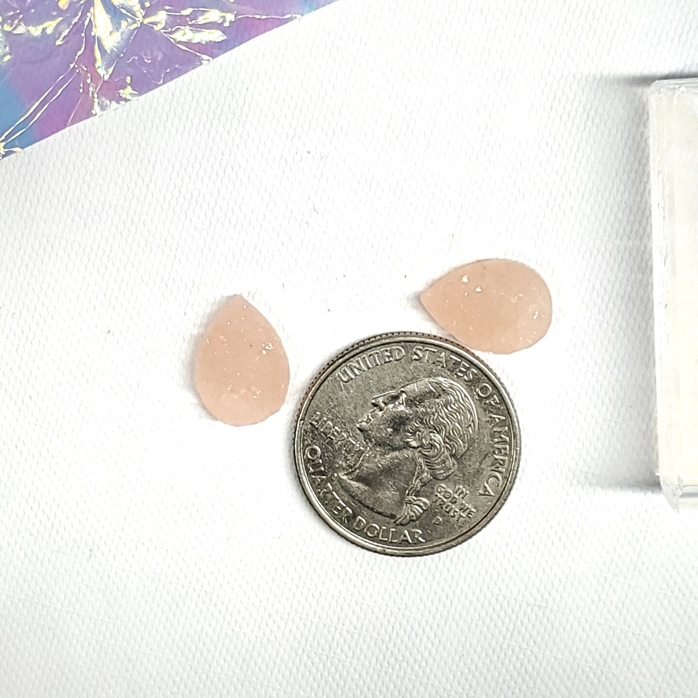 Teardrop Druzy Cabochon Silicone Mold 12mm x 14mm(B3)