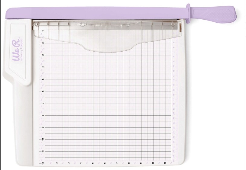 We R Memory Keepers Large Guillotine Cutter and Trimmer 12"x12" 60000666 Lilac