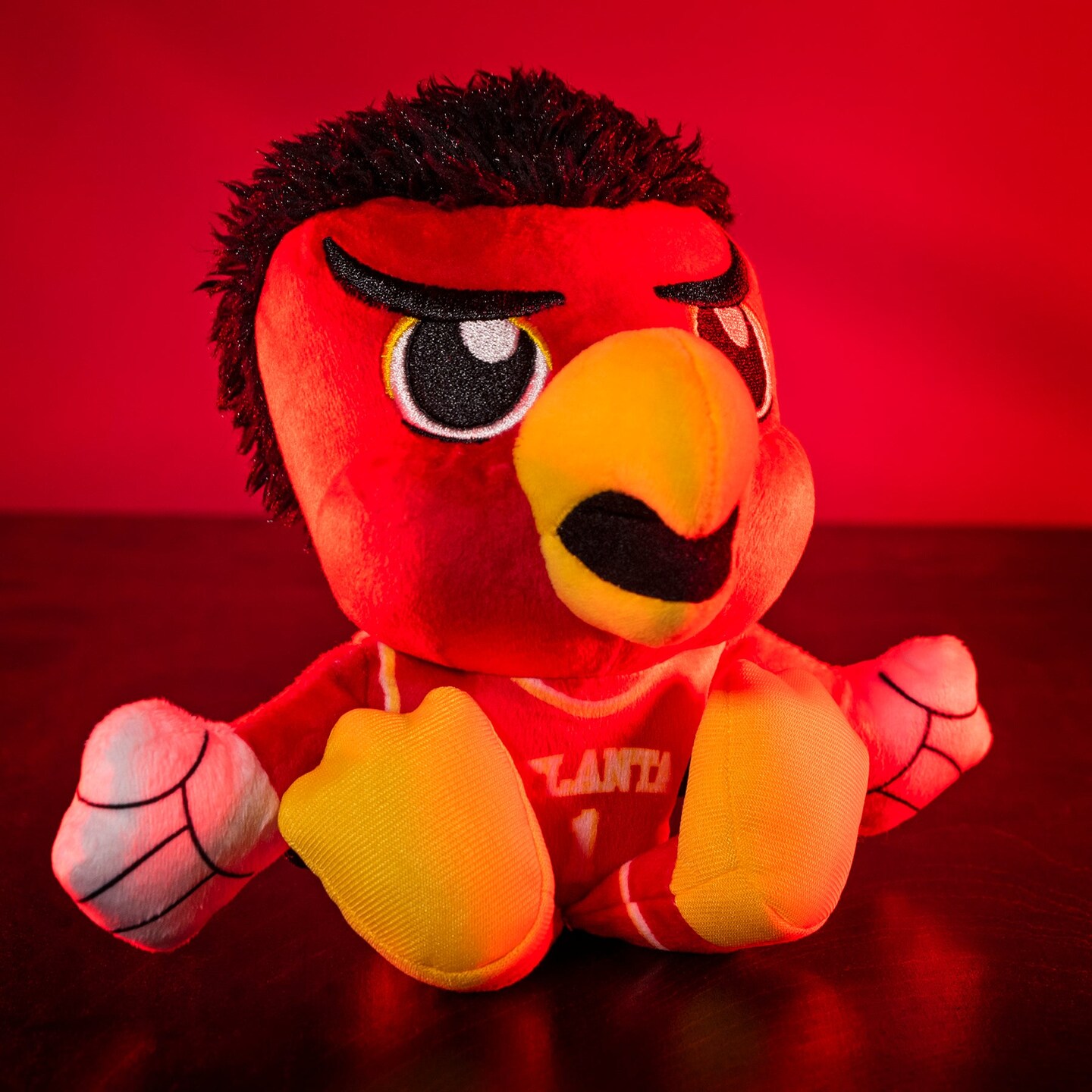 Bleacher Creatures Atlanta Hawks Harry the Hawk Mascot 8" Kuricha Sitting Plush