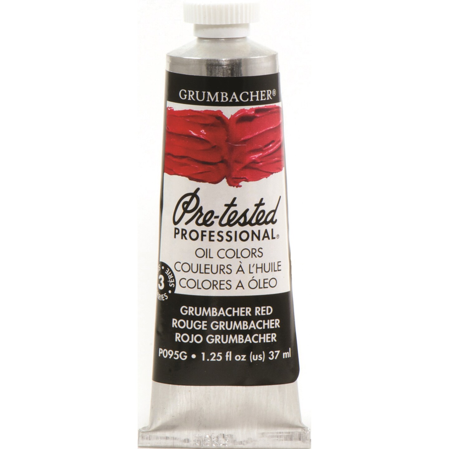Grumbacher PreTested Oil Paint, 37ml/1.25 Ounce, Grumbacher Red (Naphthol) (P095G) Michaels
