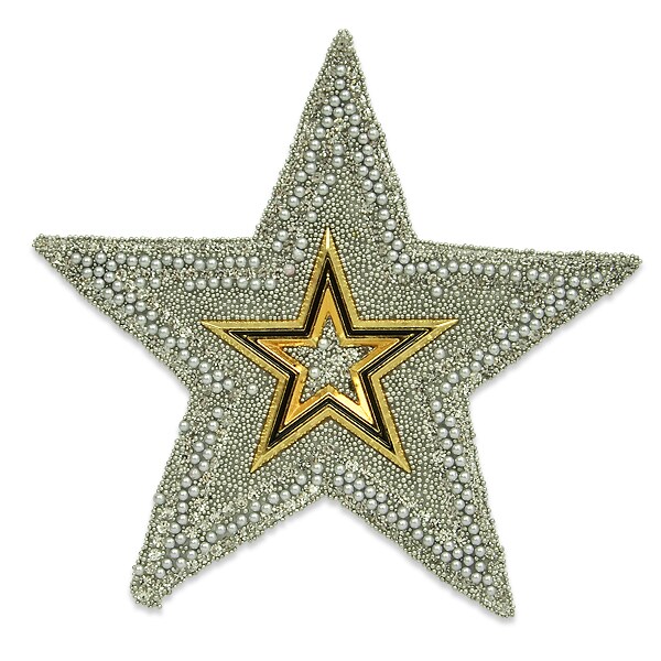 Star in Star Iron-on Applique/Patch