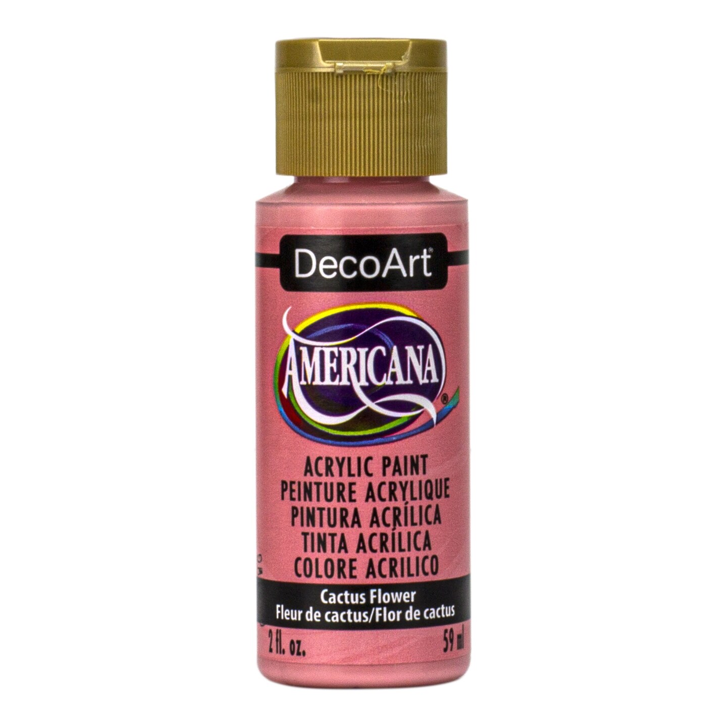 Deco Art Americana Paint 2 OZ FLO, us:one size, Cactus Flower -Pink ...