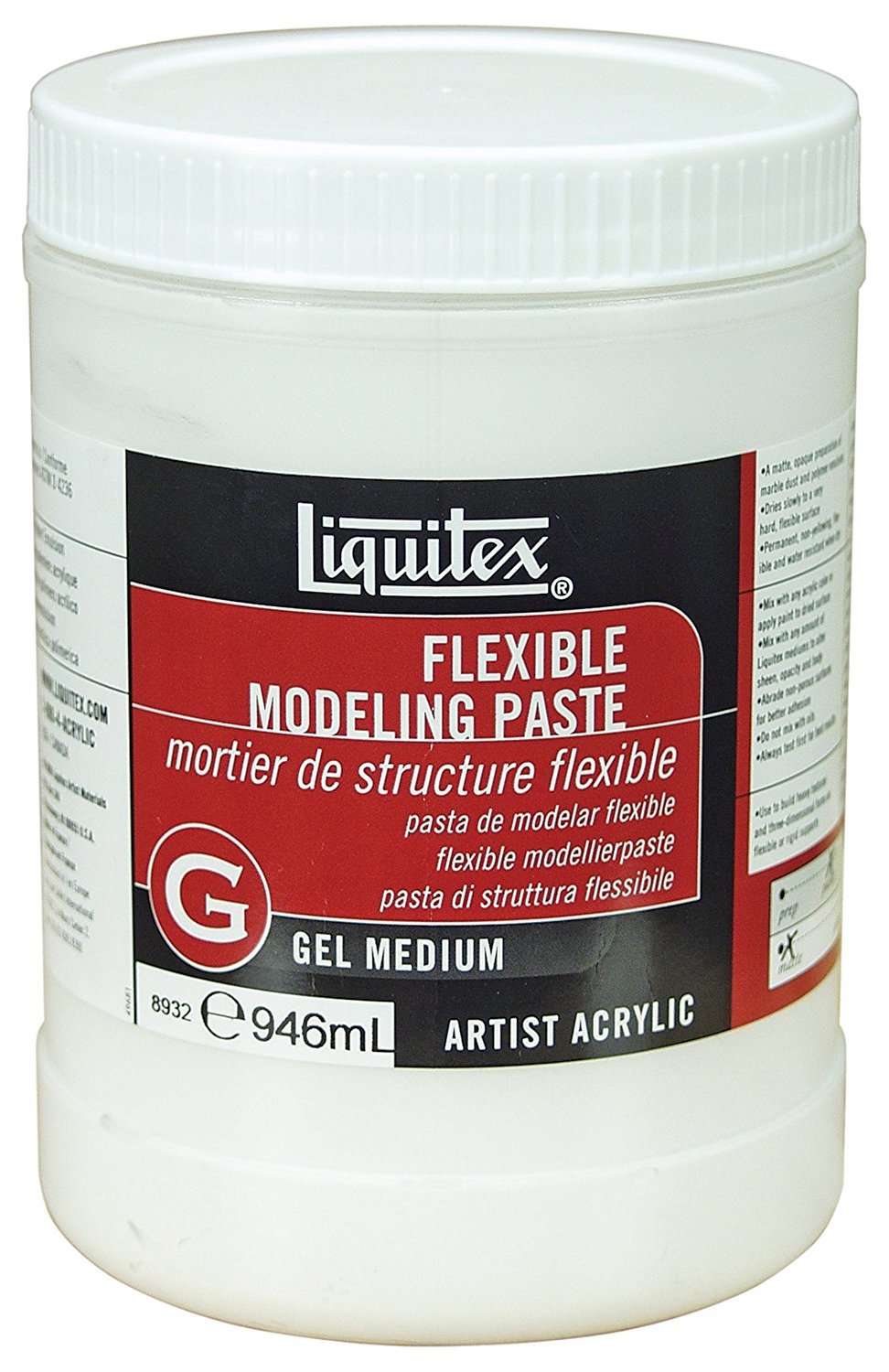 Liquitex Flexible Modeling Paste Quart Michaels