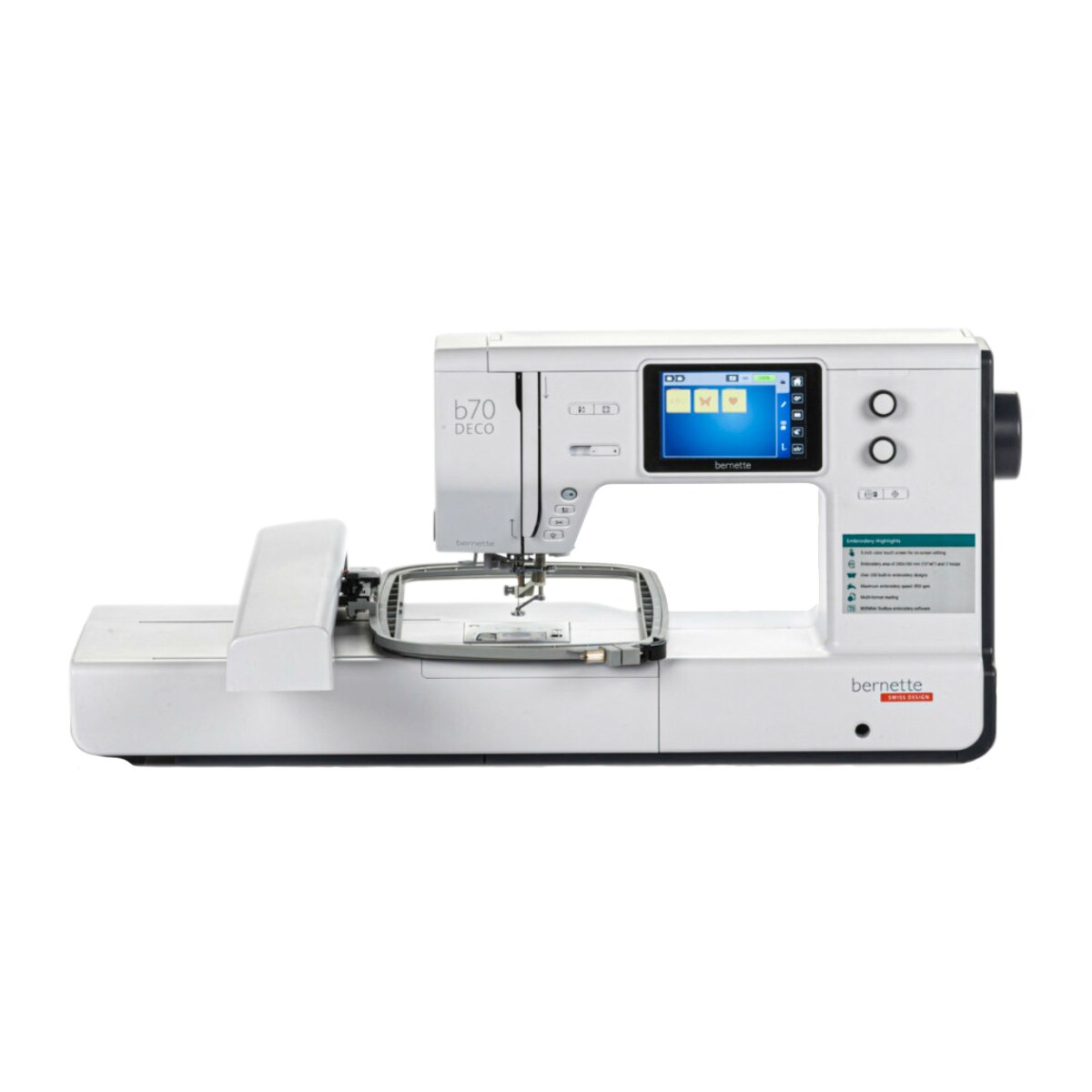 Bernette b70 Swiss Design Computerized 10&#x22; x 6&#x22; Embroidery Machine