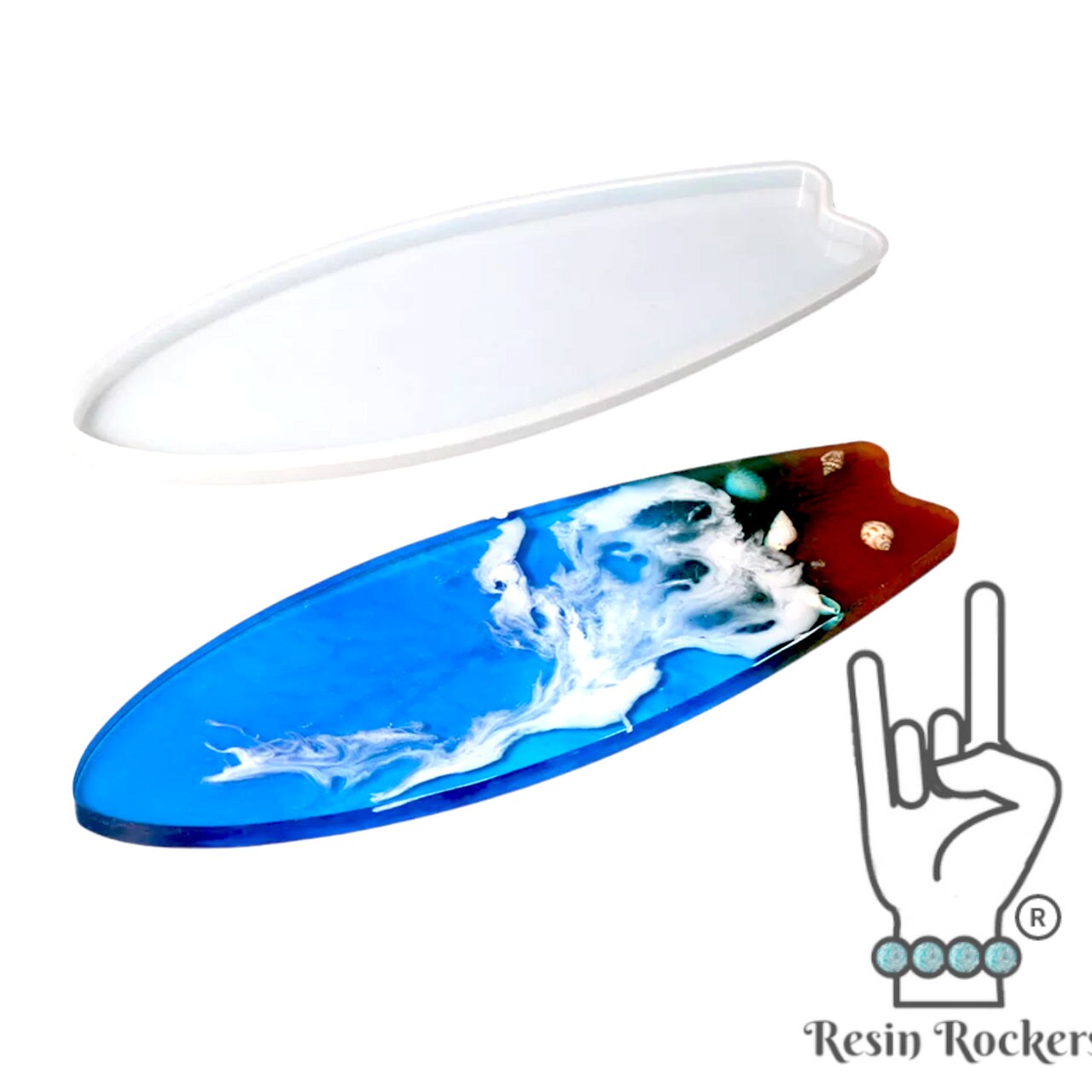 Surfboard Tray Silicone Mold for Epoxy Resin Art | Michaels