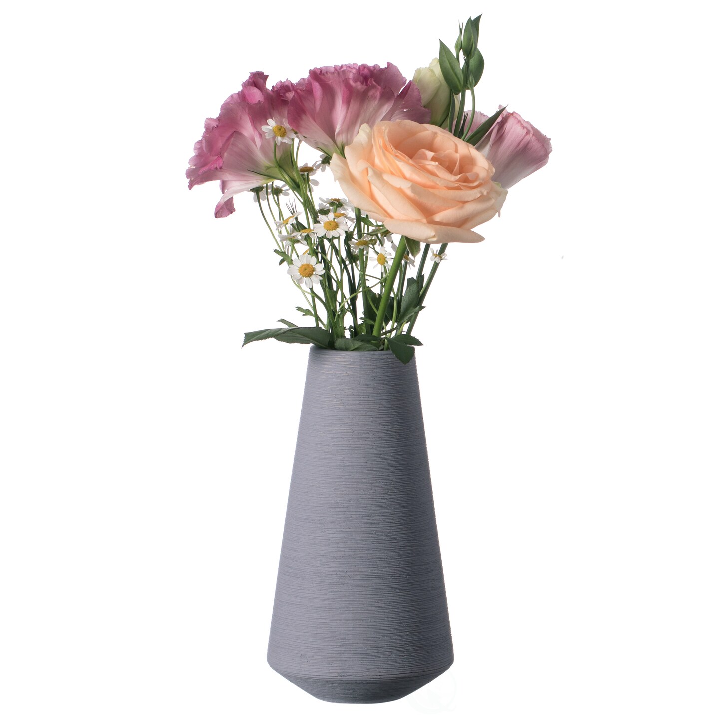 Decorative Ceramic Round Cone Shape Centerpiece Table Vase