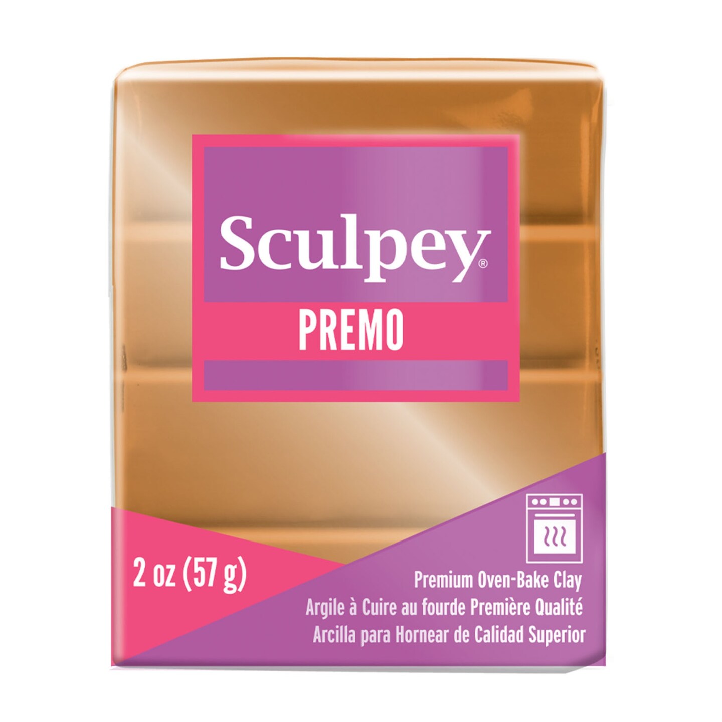 Premo! Sculpey Modeling Clay, 2 oz., Gold