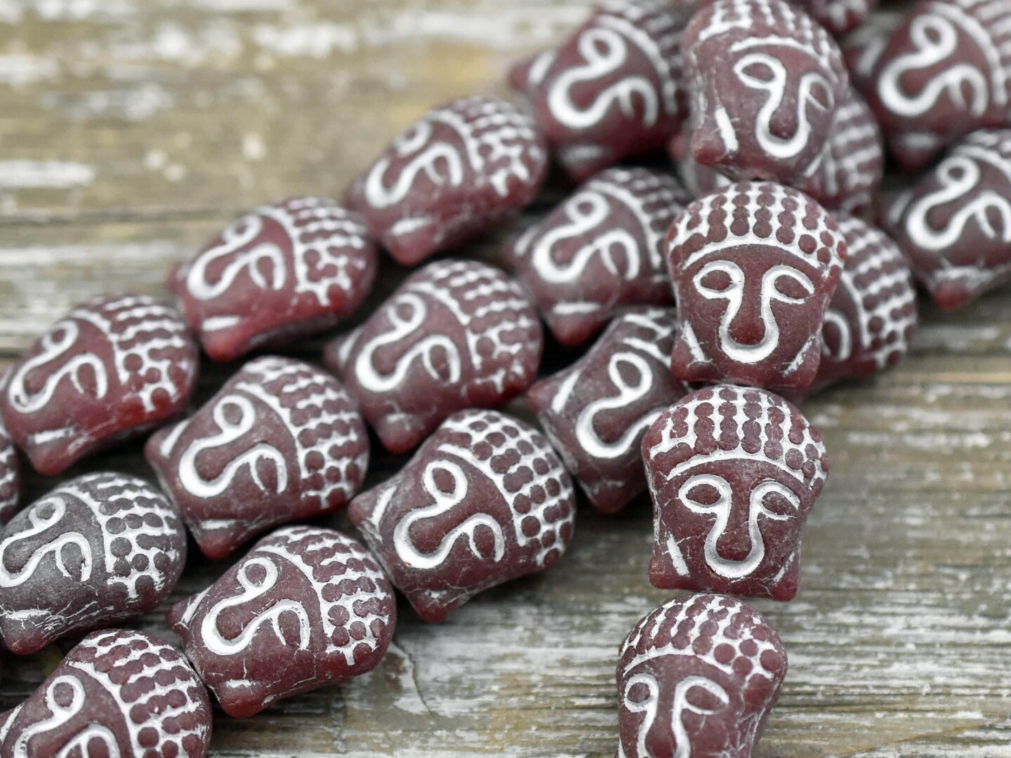Buddha shaped hot sale beads