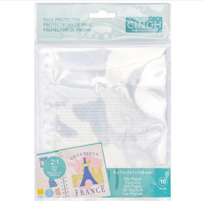 We R Memory Keepers Cinch Page Protectors 5"X7" 10/Pkg 60000692 By American Crafts
