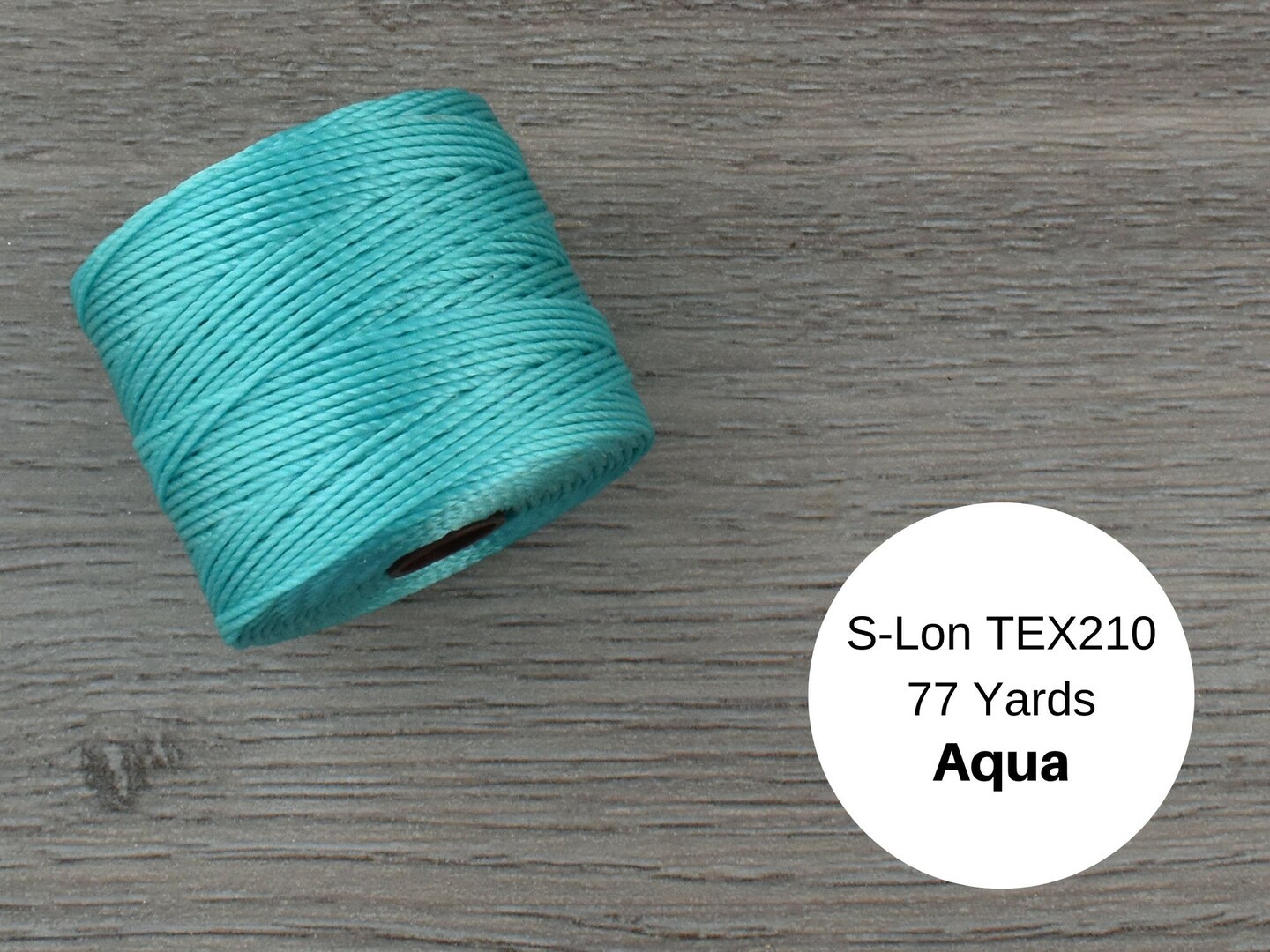 Bead Cord S-Lon Filo Micro Macramè 0,5mm colore Aqua 