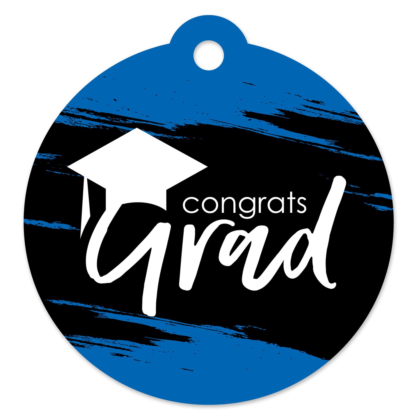 Big Dot of Happiness Blue Grad - Best is Yet to Come - Royal Blue Graduation Party Favor Gift Tags (Set of 20)