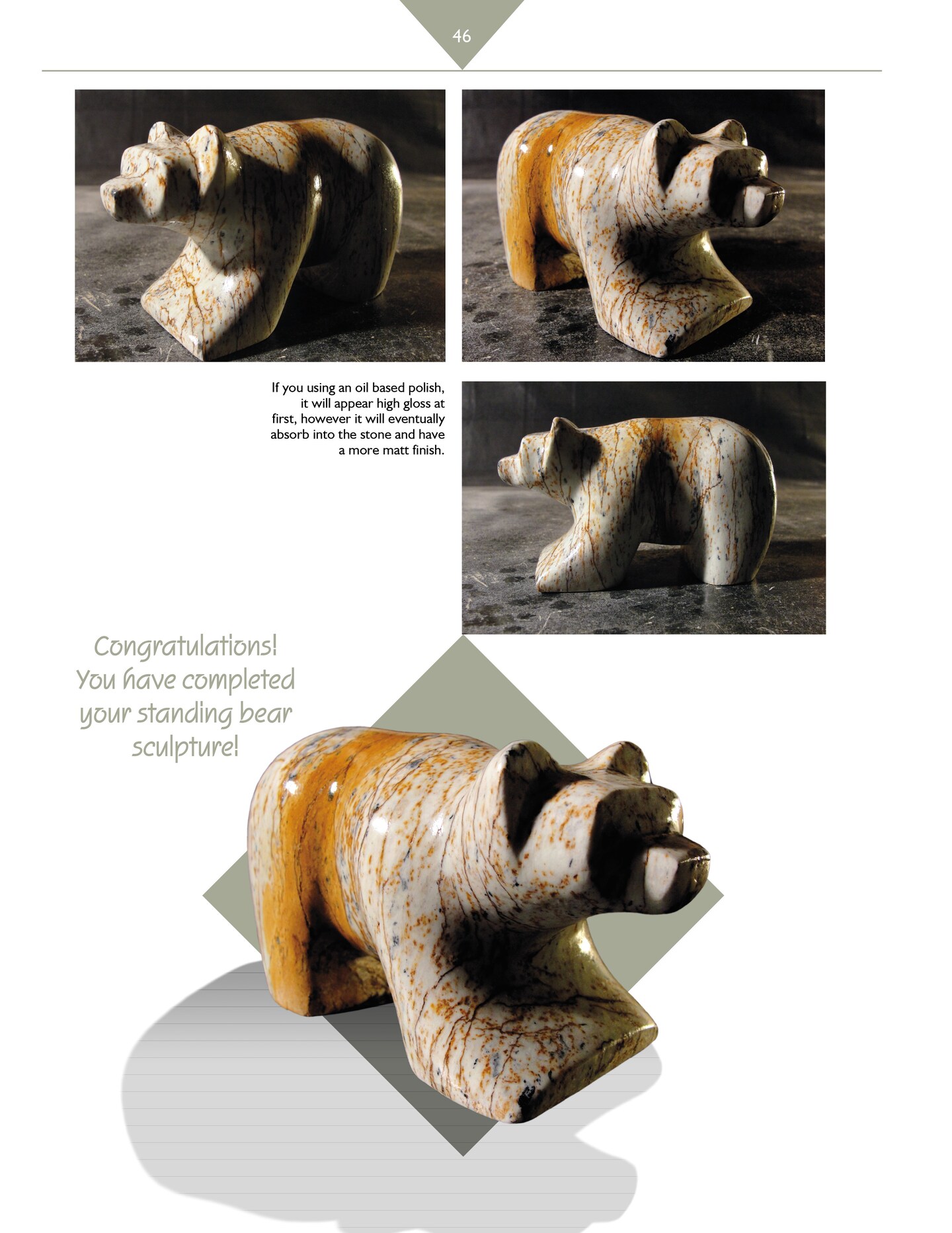 Carving a Bear in Soapstone