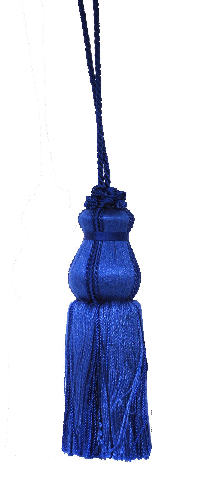 Belagio Key Tassel, 5&#x22; Long, 1 Piece, Royal Blue