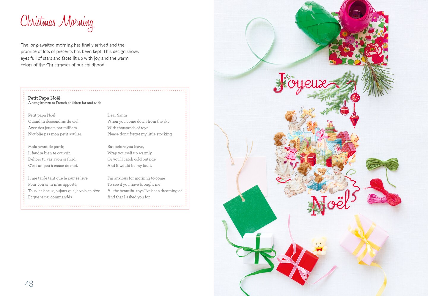 The Magic of Christmas to Cross Stitch: French Charm for Your Stitchwork