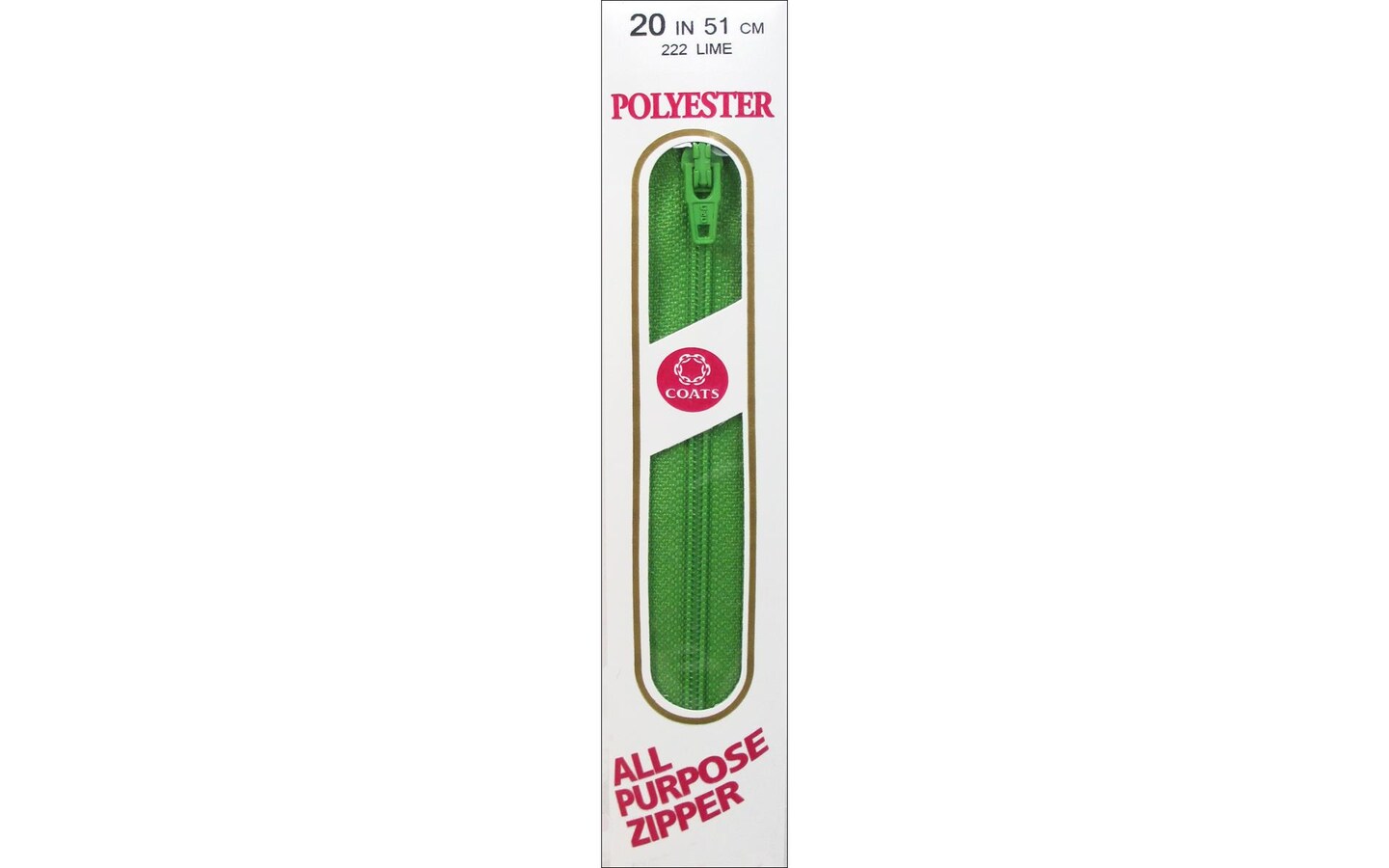 C&C Poly All Purpose Zipper 20