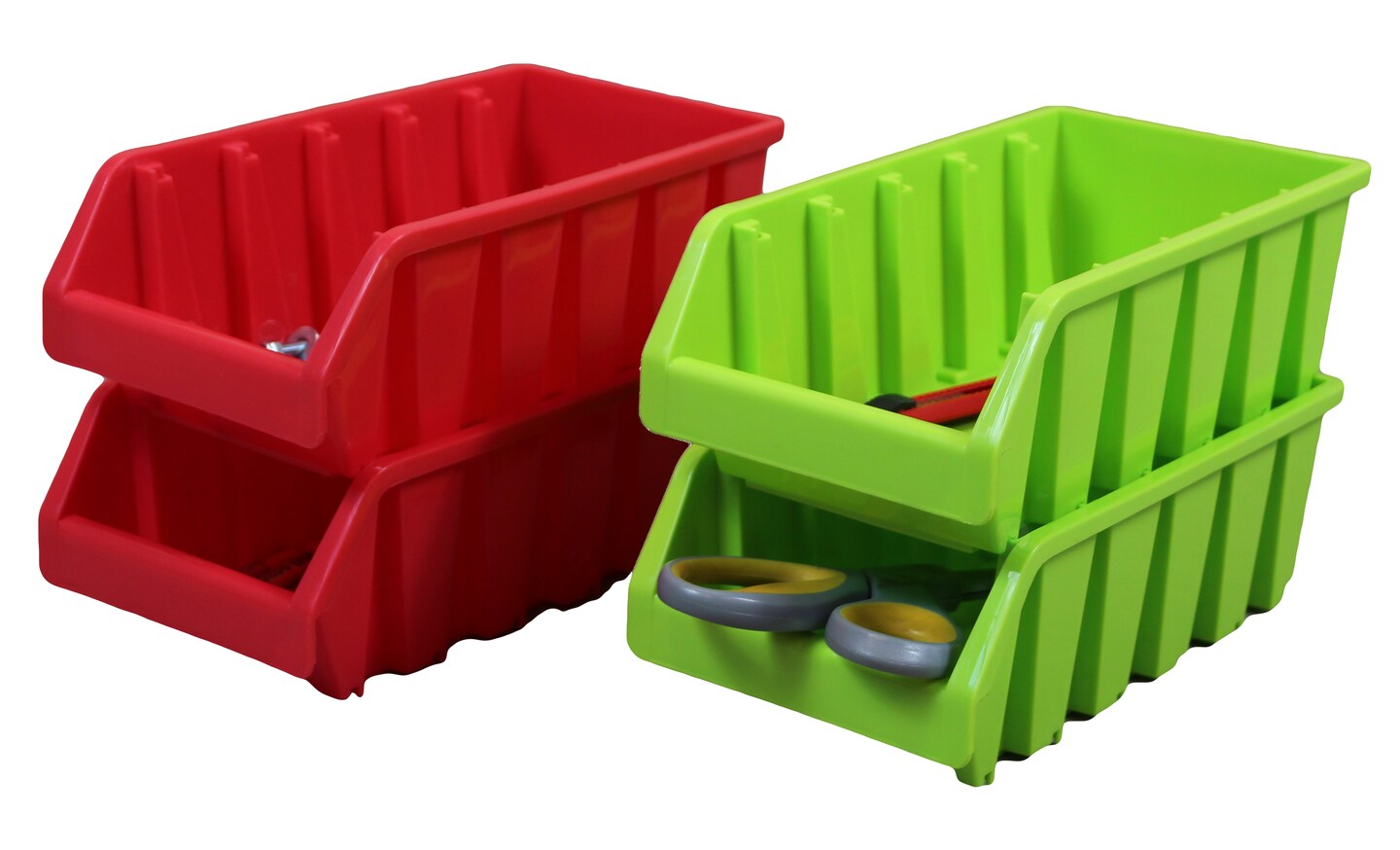 Plastic Storage Stacking Bins