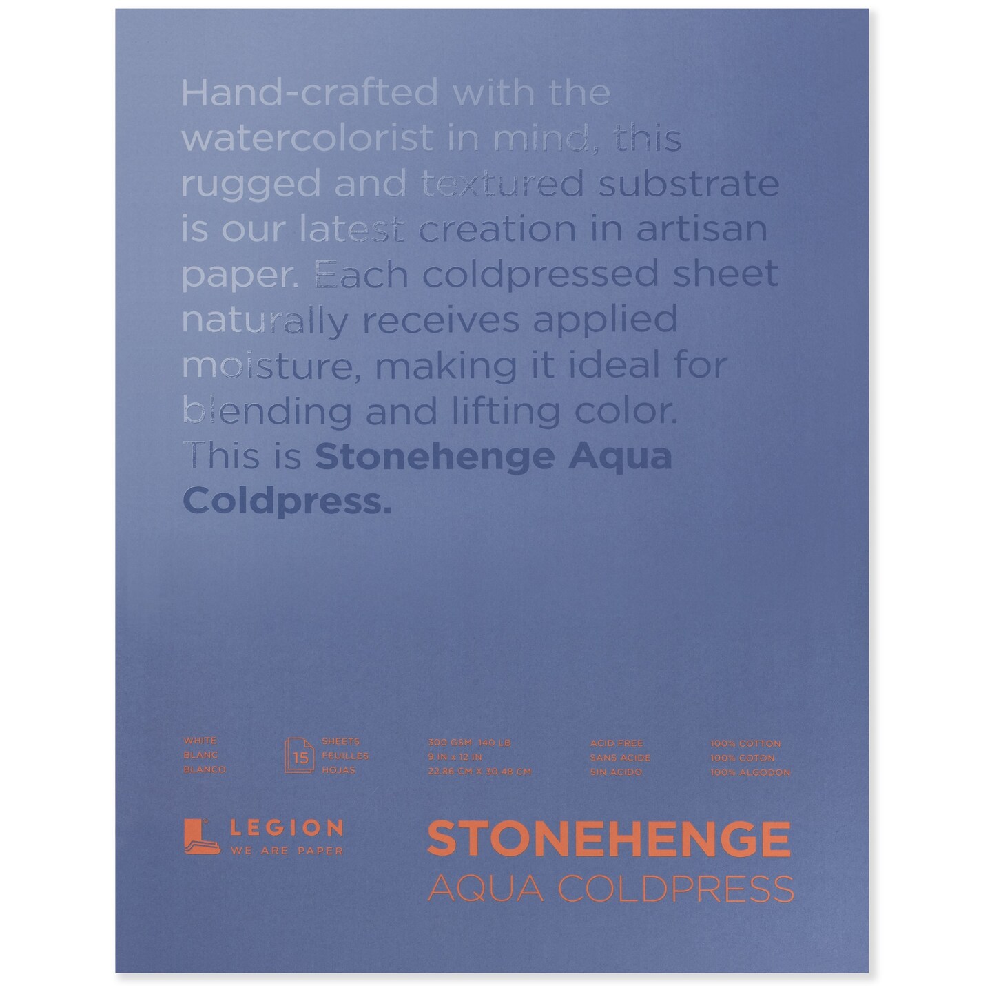 STNHNGE AQUA BL 140LB 9X12 CP