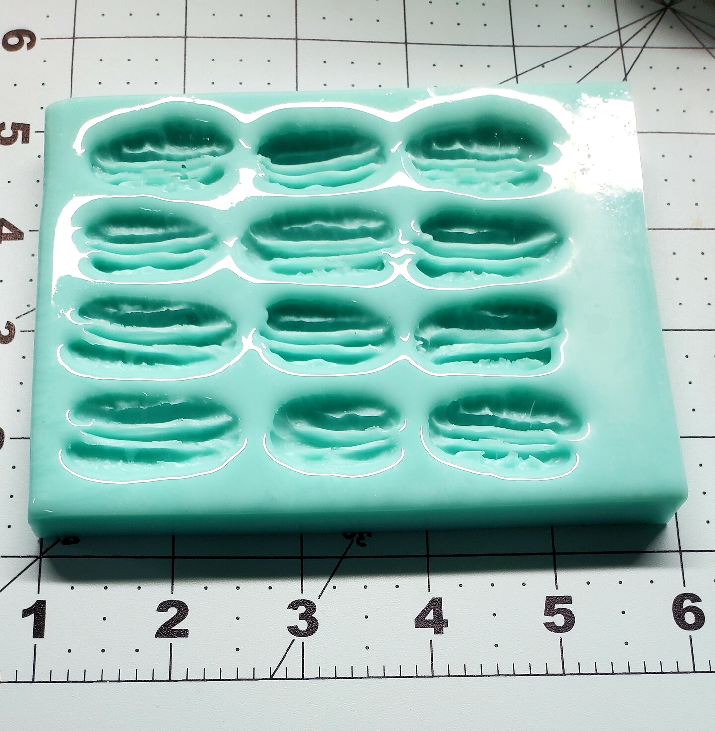 12pc Pecan Shape Silicone Mold | Realistic Food Shape For Soap Embeds | Candle Embeds | Wax Melts Silicone Mold