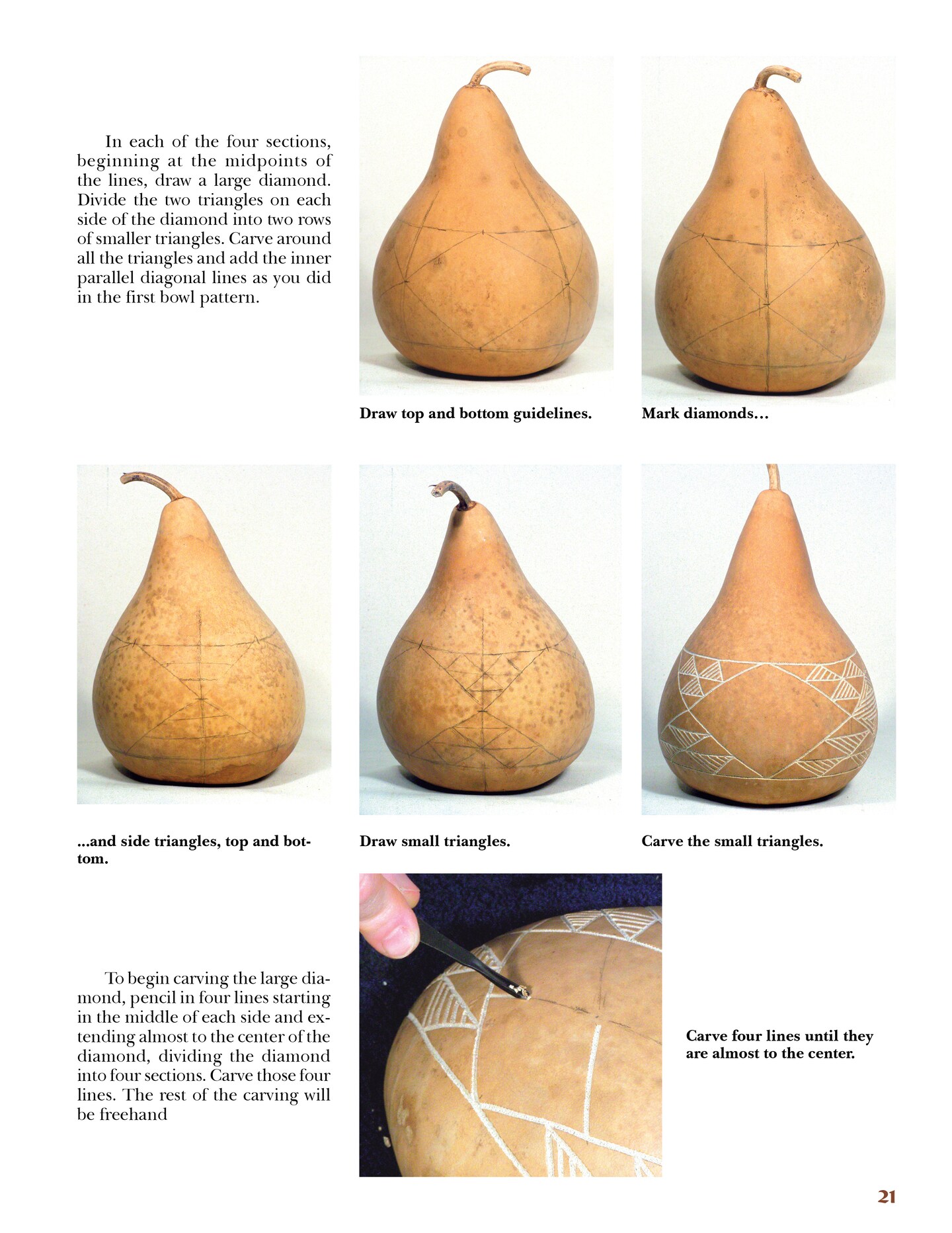 Chip-Carving Gourds