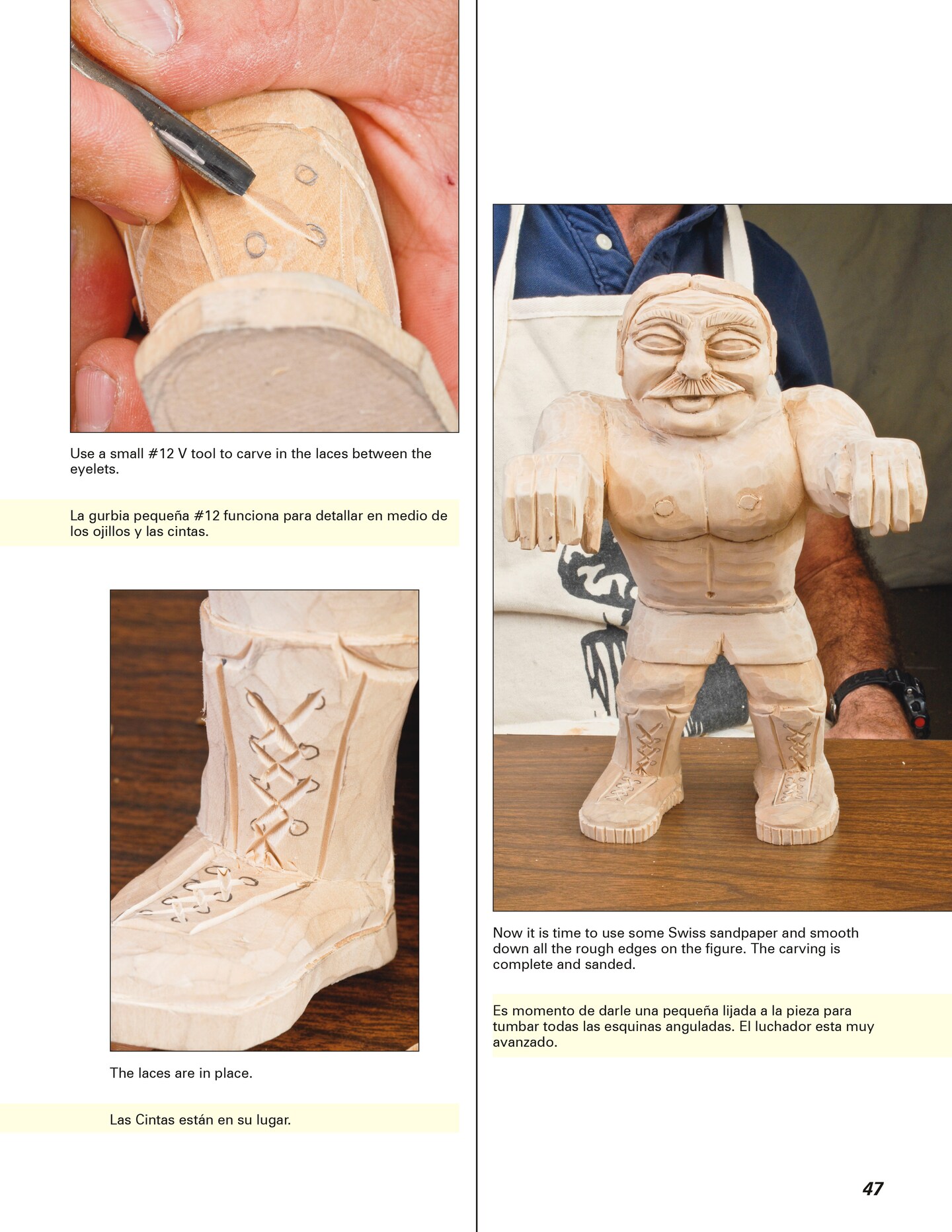 Carving Mexican Wrestlers