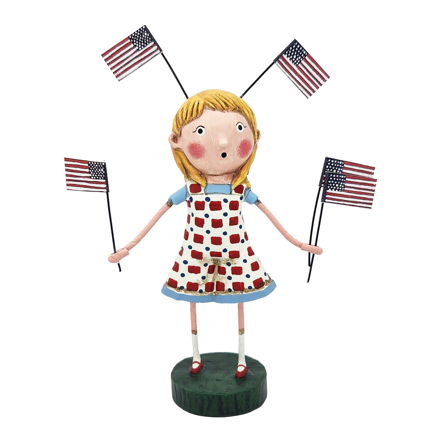 Lori Mitchell Independence Day Collection: Fannie's Flags Figurine ...