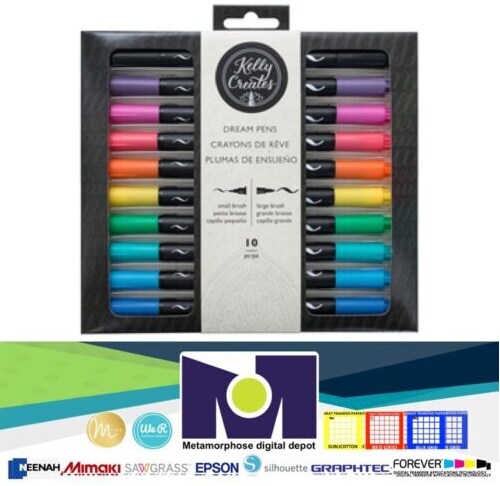 PENS - AC - KELLY CREATES - DREAM PEN - RAINBOW - (10 PIECES) 343551