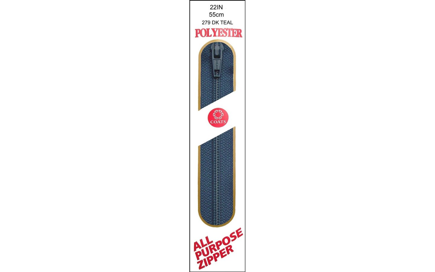 C&C Poly All Purpose Zipper 22