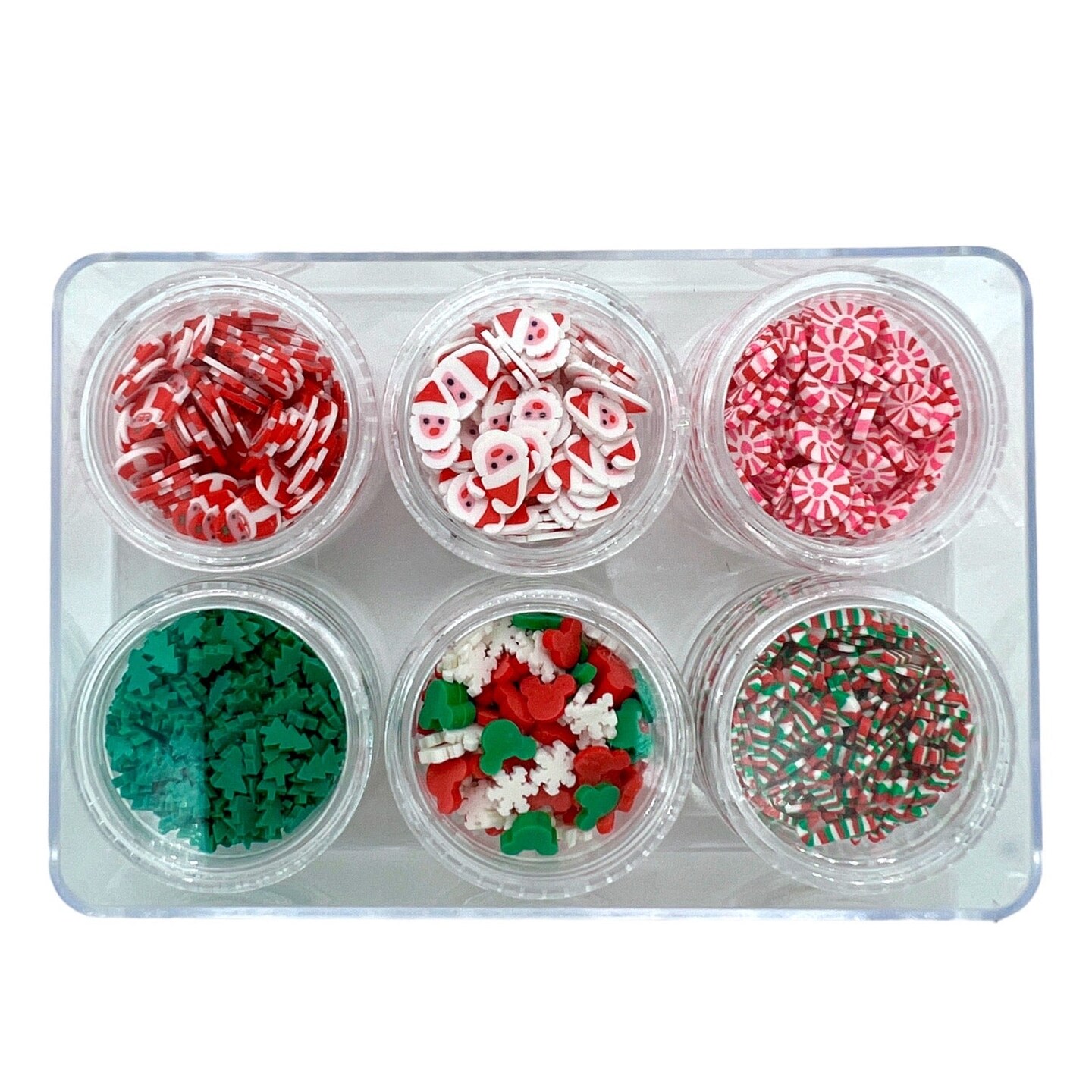 Santa Baby Combo Set of Polymer Clay Pieces for Epoxy and UV Resin Art