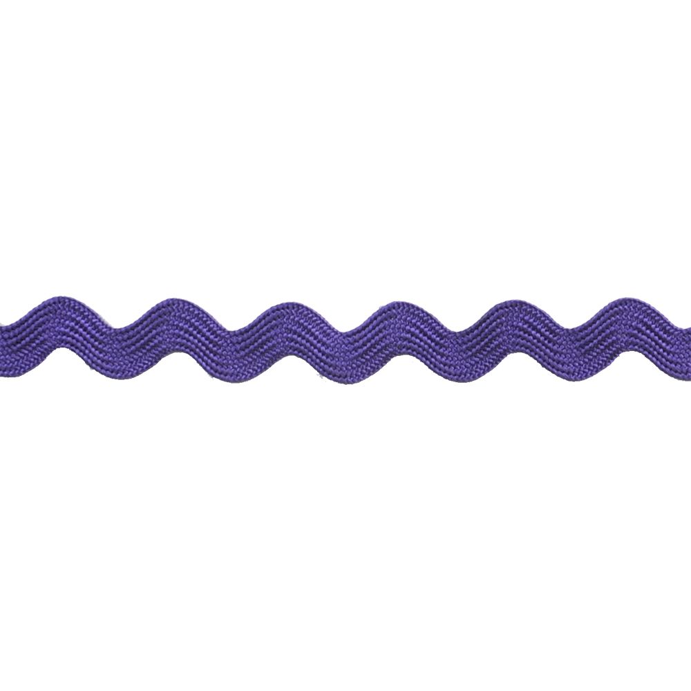 Belagio Small Ric Rac Trim, 0.375" Wide, 25 Yards, Purple