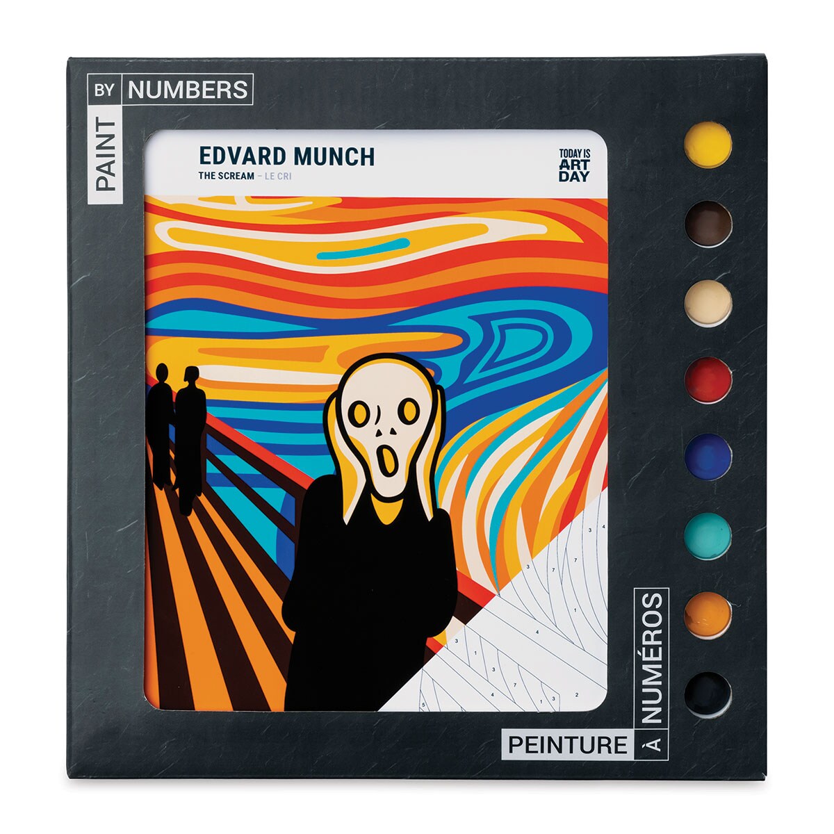 Today Is Art Day Famous Artworks Paint By Number Kit The Scream