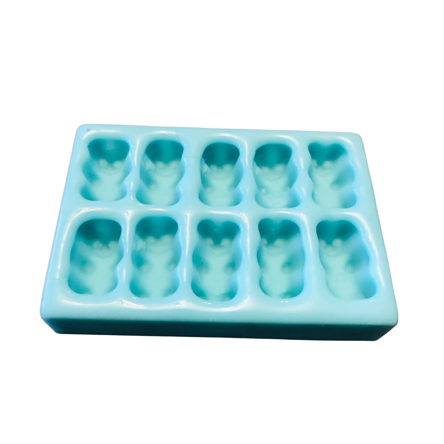 10pc Jelly Bear Shape Silicone Mold Candy Shaped Silicone Mold Soap Candle Mold for Wax