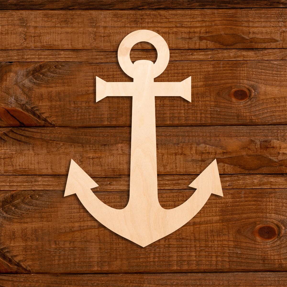23 in. Unfinished Anchor