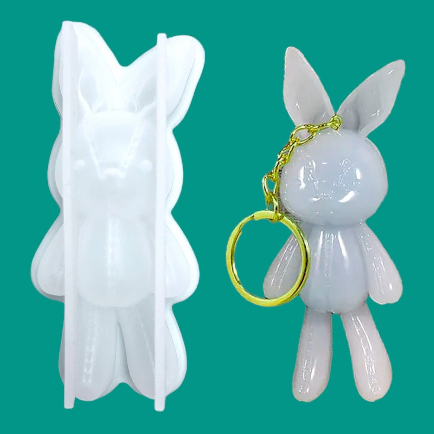 Epoxy Cast Rabbit 3D Standing Velveteen Rabbit Mold for UV and Epoxy Resin | Michaels