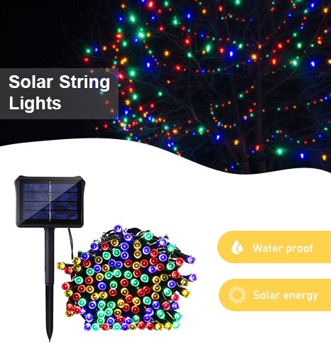 Perfect Holiday 100 LED String Solar Light