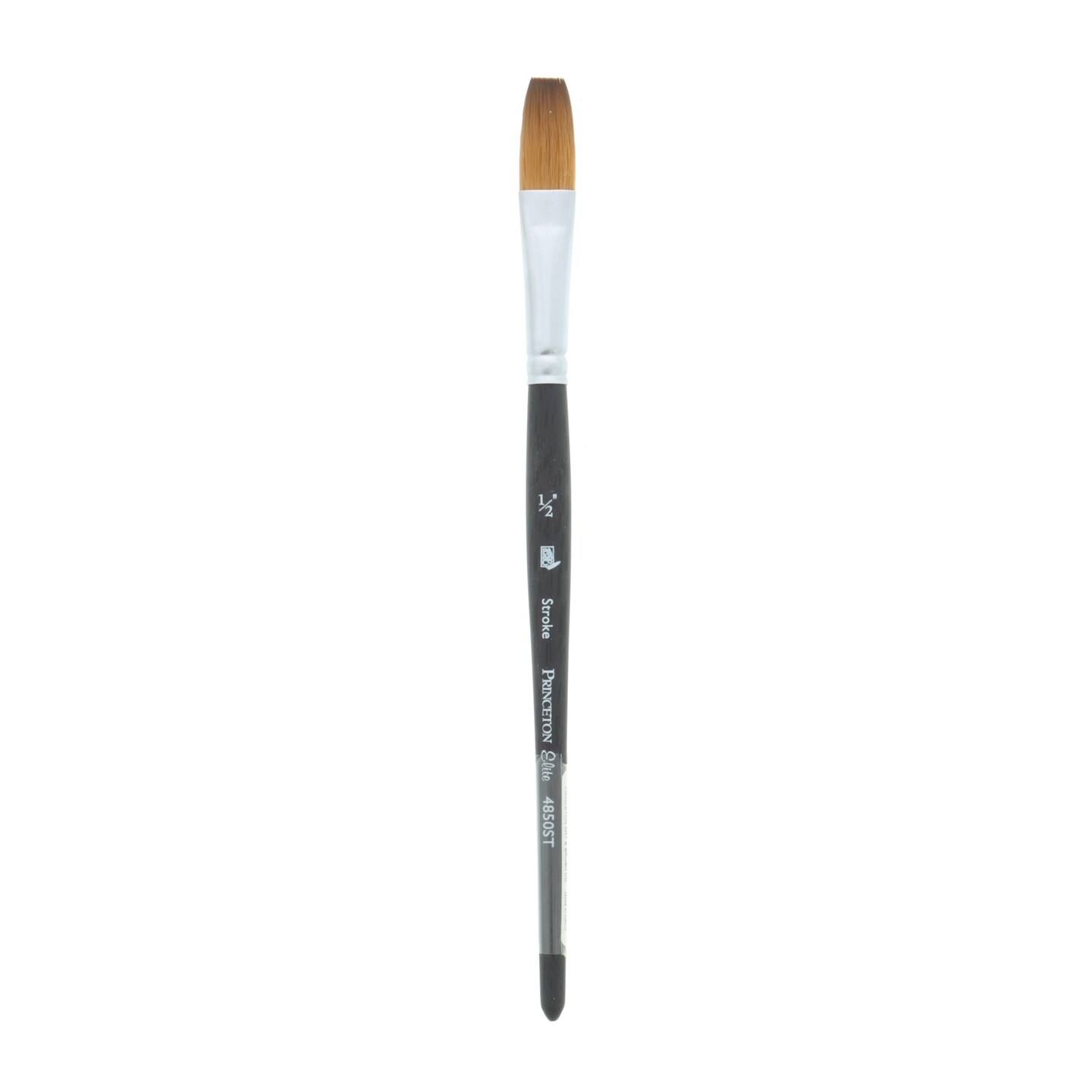 Princeton Brush Elite Synthetic Kolinsky Sable Watercolor Brush, Stroke, 1/2