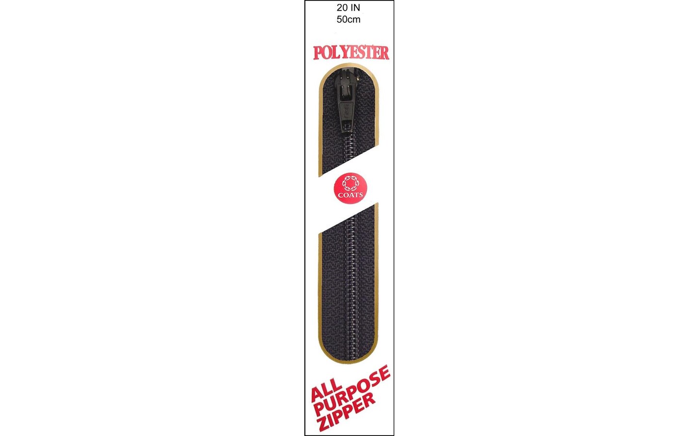 Cvr Zipper C&C Poly All Purpose Zipper 20