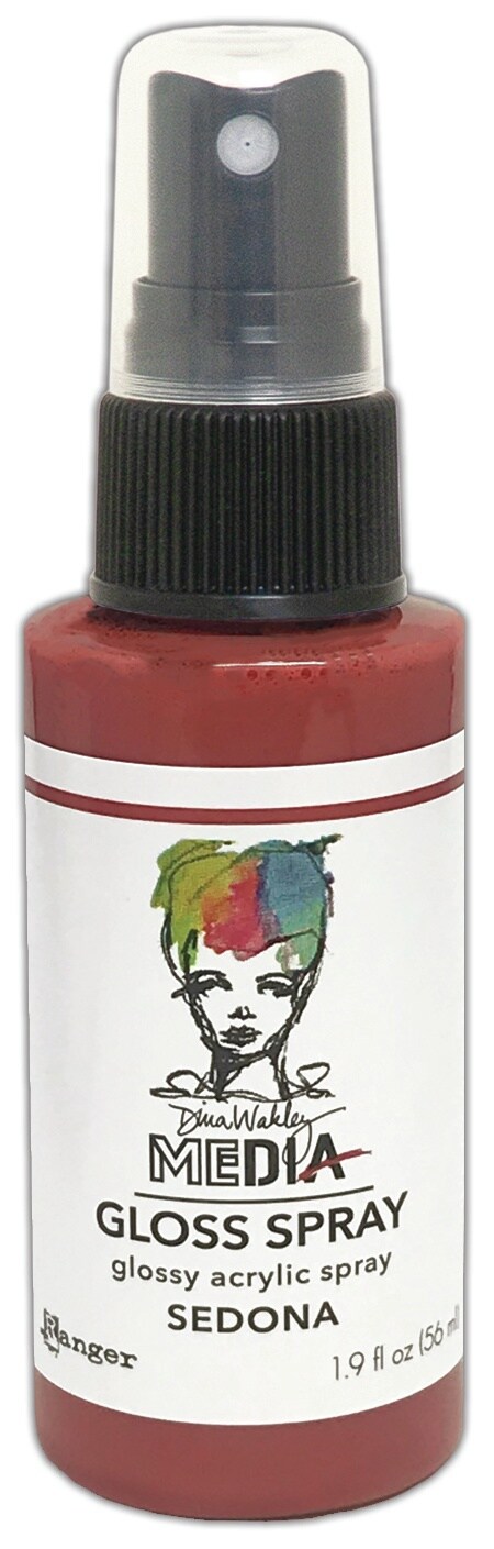 Dina Wakley Media Gloss Sprays 2oz-Sedona