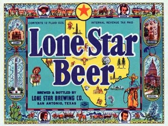 Lone Star Beer Poster Print by Vintage Booze Labels - Item # VARPDX375122