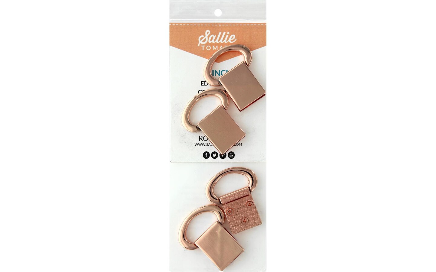 Sallie Tomato Edge Strap Connector Copper