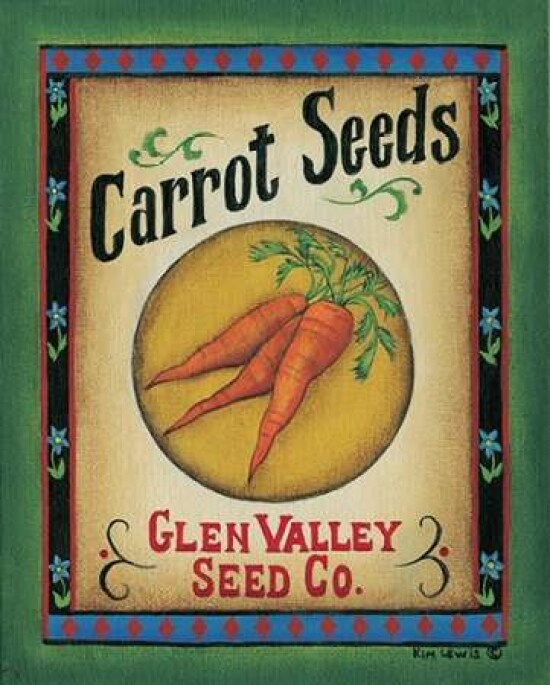 Carrot Seeds Poster Print by Kim Lewis - Item # VARPDXKL063